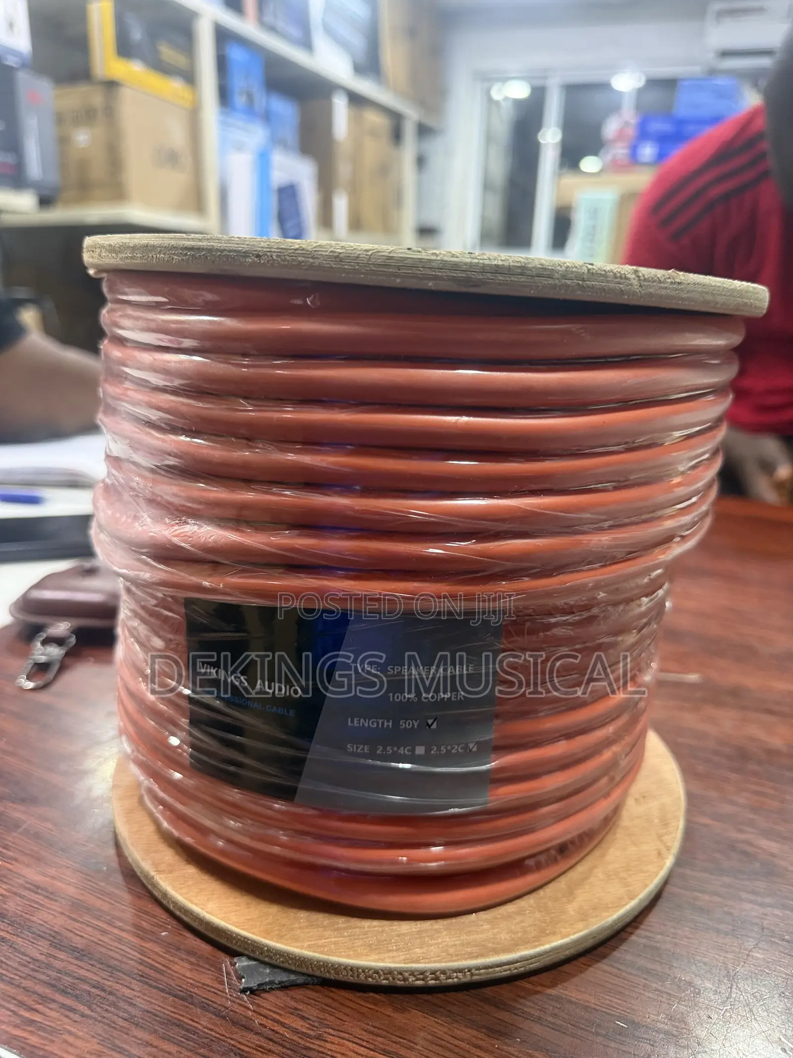Original Copper Speaker Wire 50meter 2core