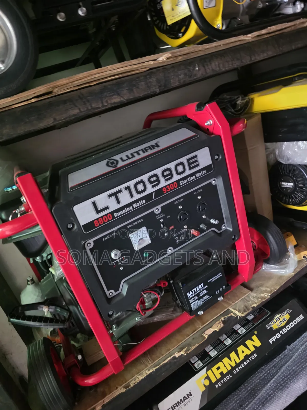 Lutian Petrol Generator Model Lt10990e2 100%copper Coil(9.3kva)