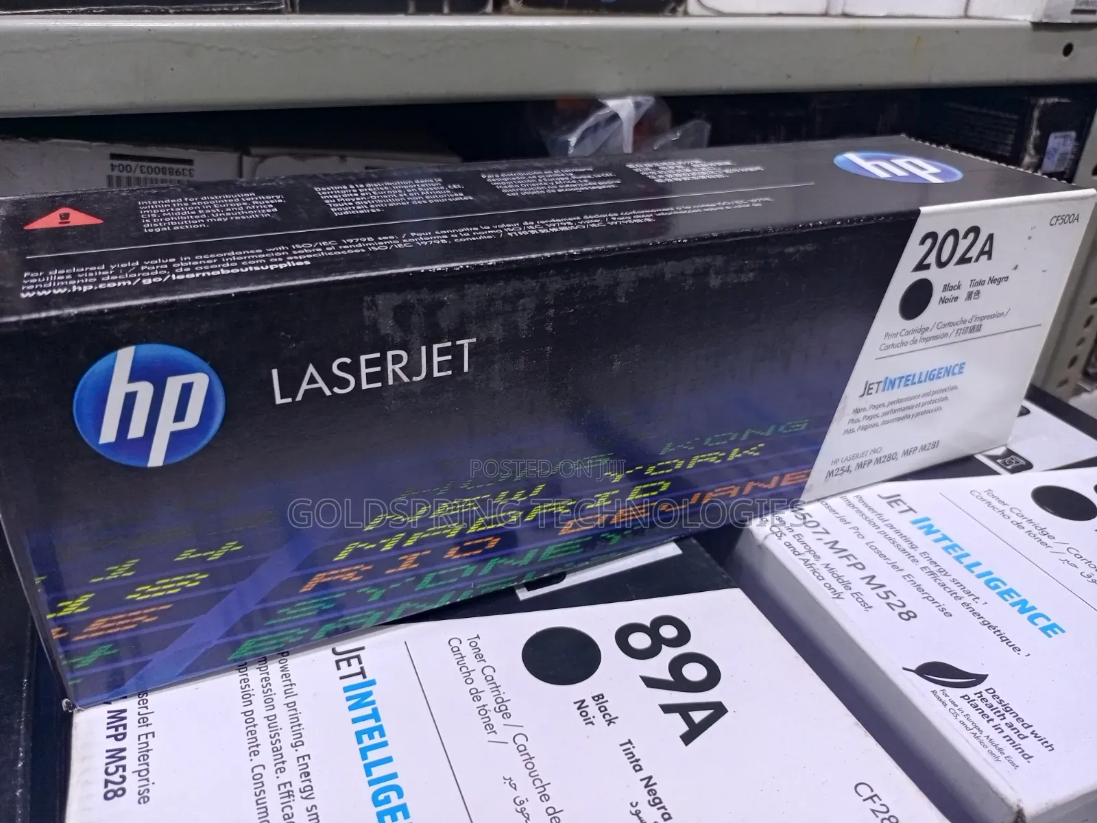 HP 202A (Cf500a) Black Toner Cartridge