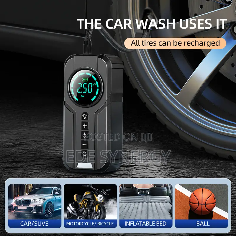 Portable Tire Inflator Air Compressor Faster Inflation