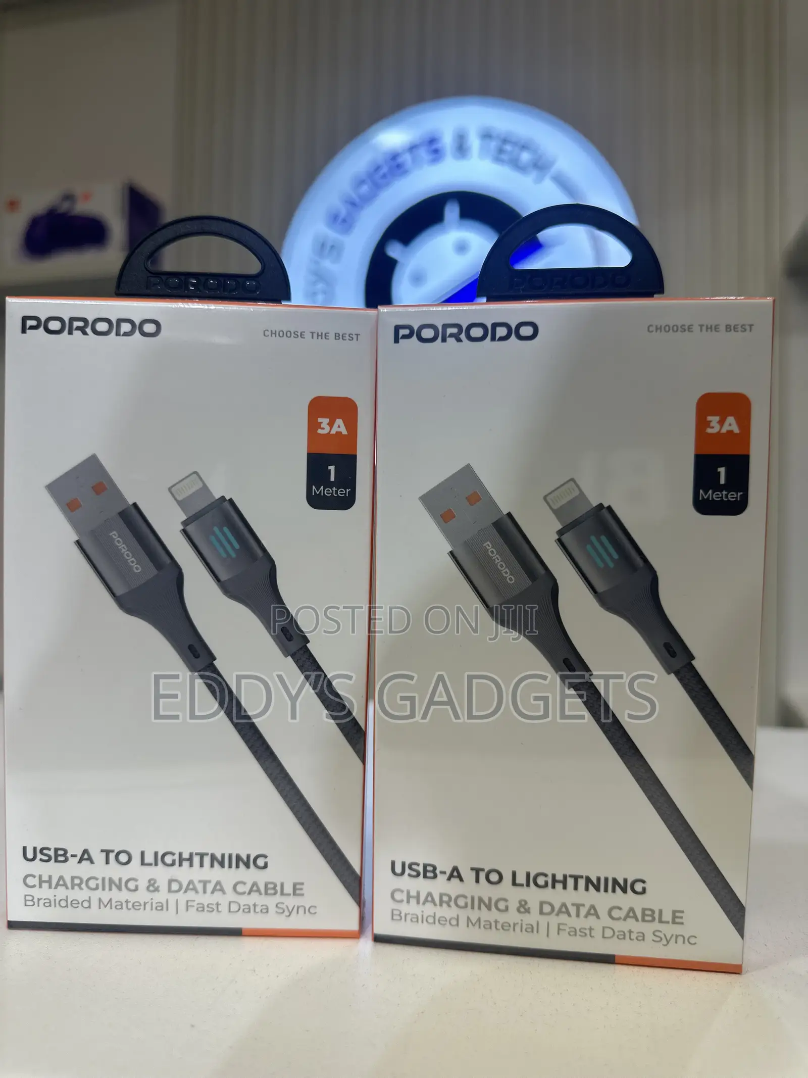 USB-A to Lightning Charging and Data Cable