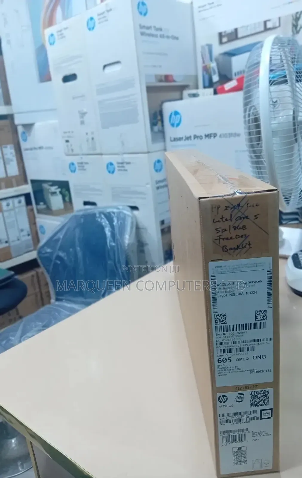 New Laptop HP 250 G10 8GB Intel Core 5 SSD 512GB