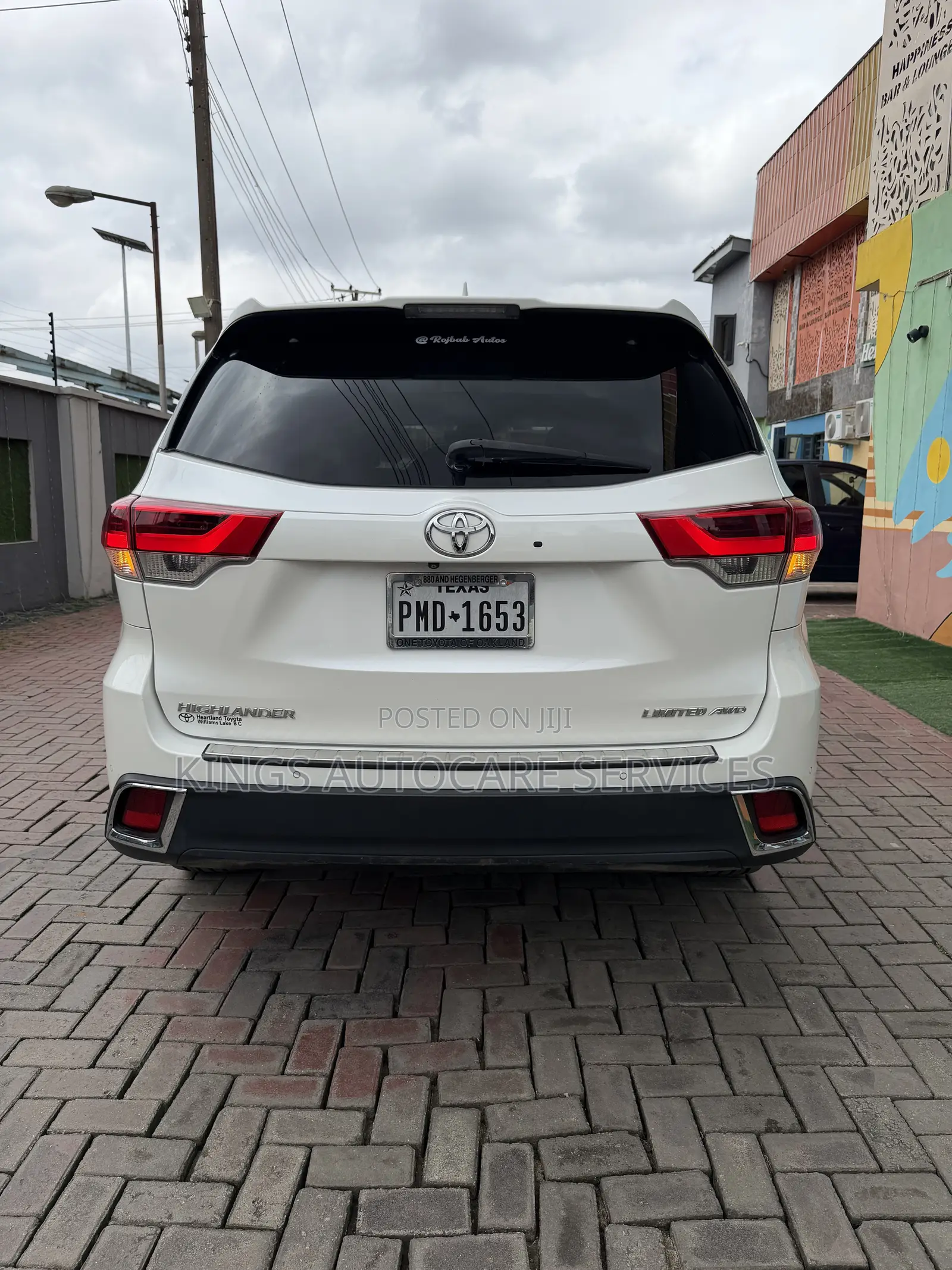 Toyota Highlander Limited Platinum 4x4 V6 (3.5L 6cyl 8A) 2018 White