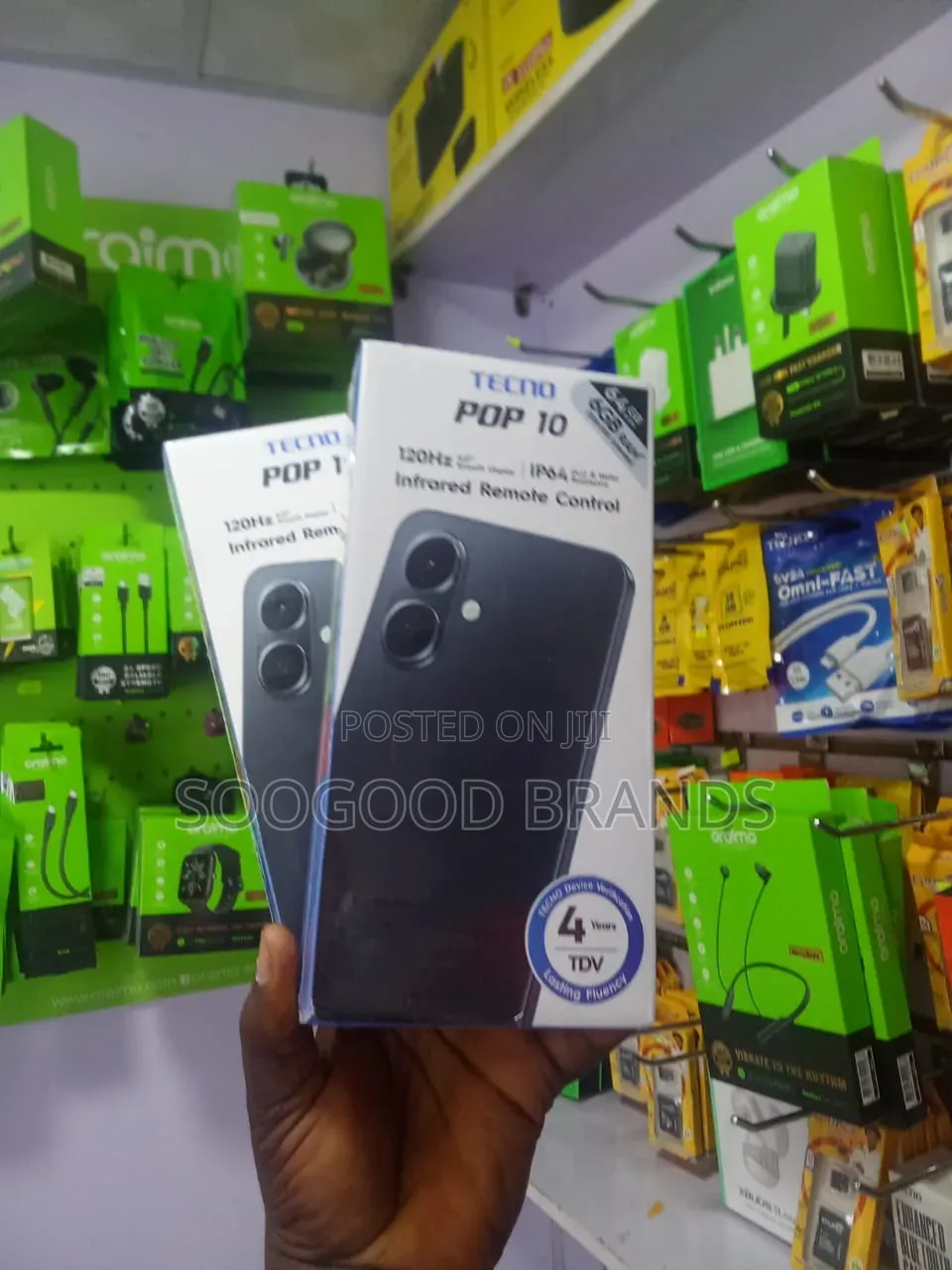 New Tecno Pop 10 64 GB Black