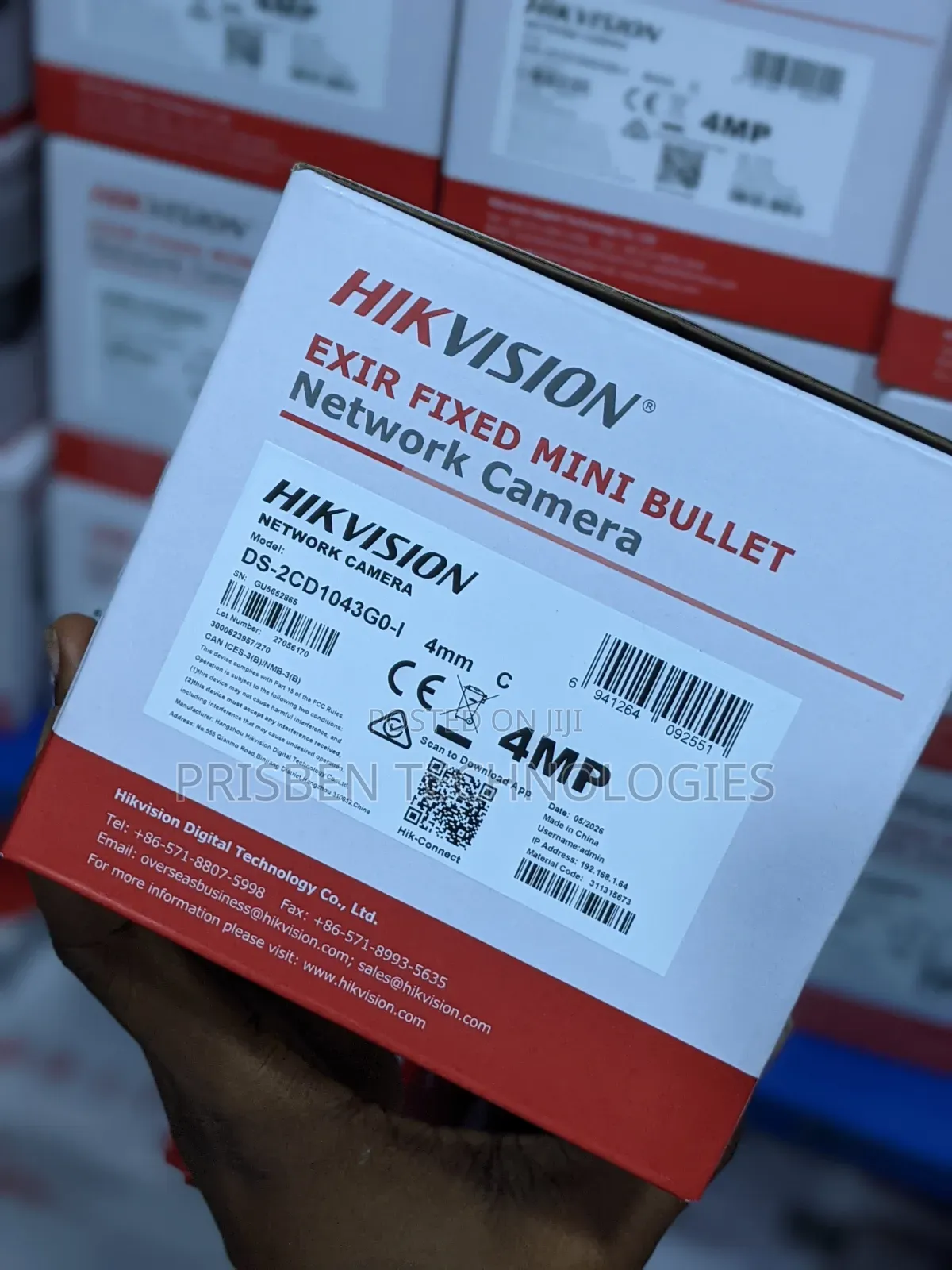 Hikvision IP 4mp Bullet CCTV Camera