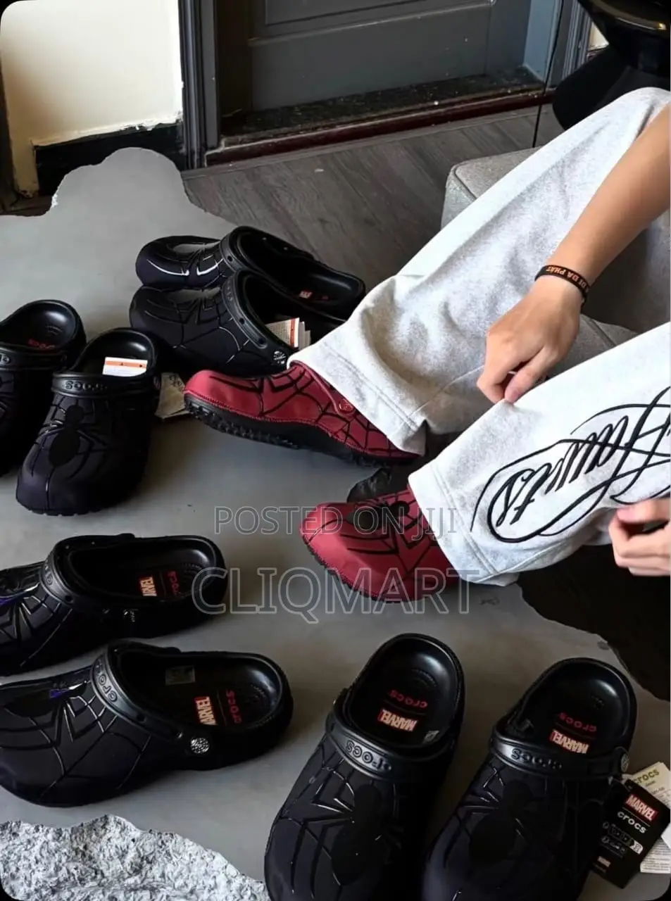 MARVEL X CROCS "Spiderman Neo Classic Crocs" BLACK