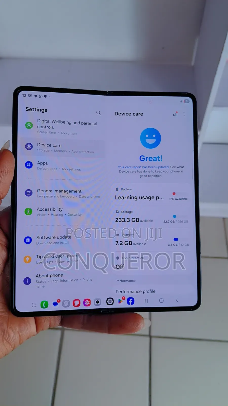 Samsung Galaxy Fold 512 GB Black