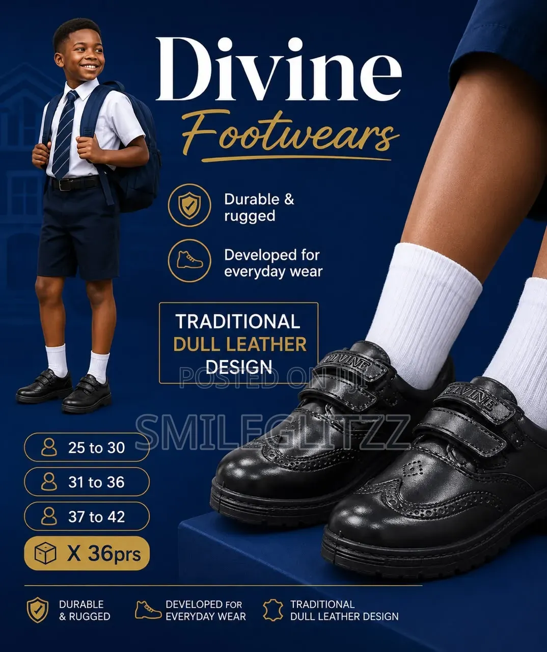 Boys and Girls School Shoes(6 Pieces Minimum Buy