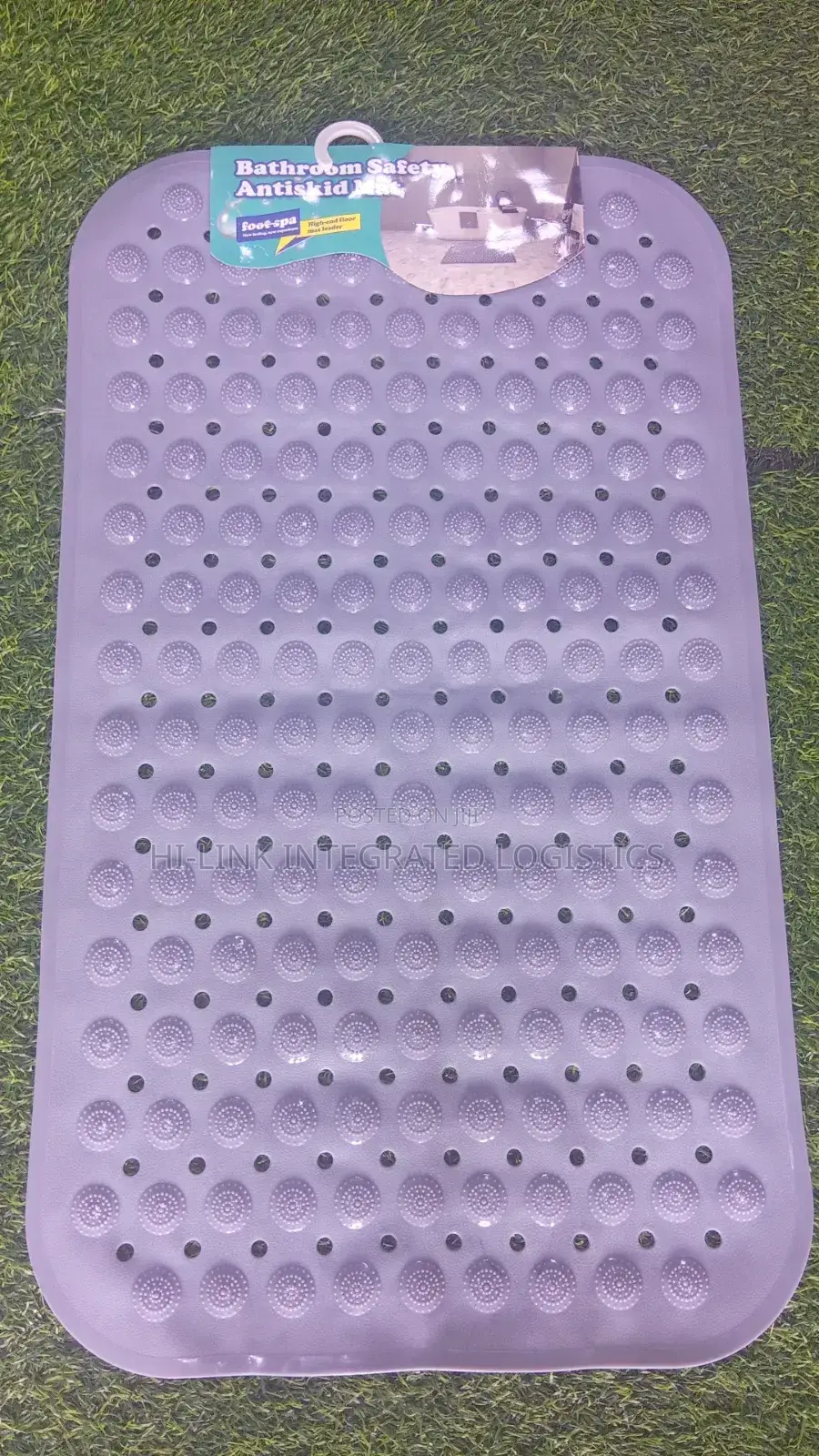 Pastel Pebble-Texture Non-Slip Bath Mats