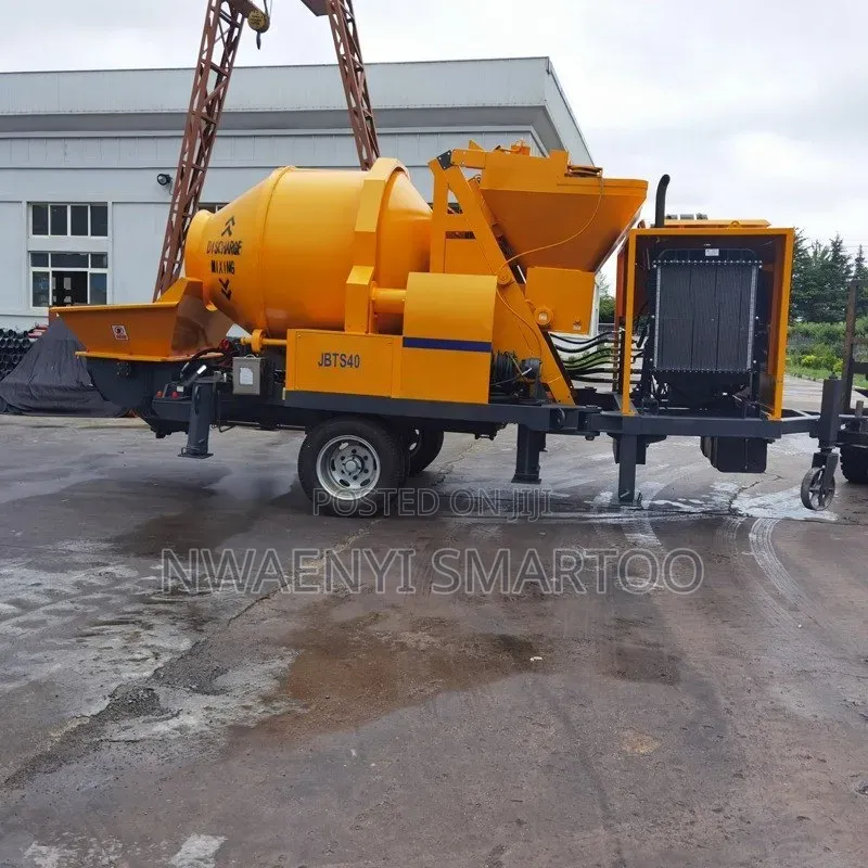 Concrete Mixer With Pump