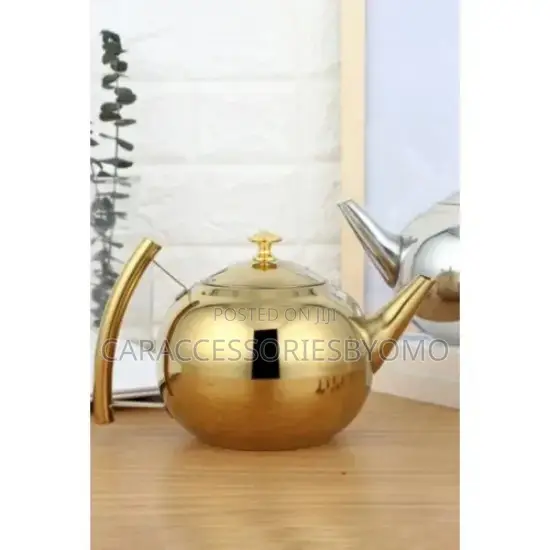 Stainless Steel Coffee Teapot With Strainer