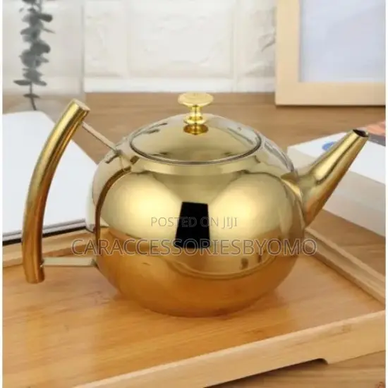 Stainless Steel Coffee Teapot With Strainer