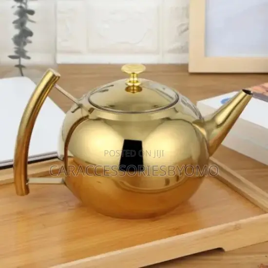 Stainless Steel Coffee Teapot With Strainer