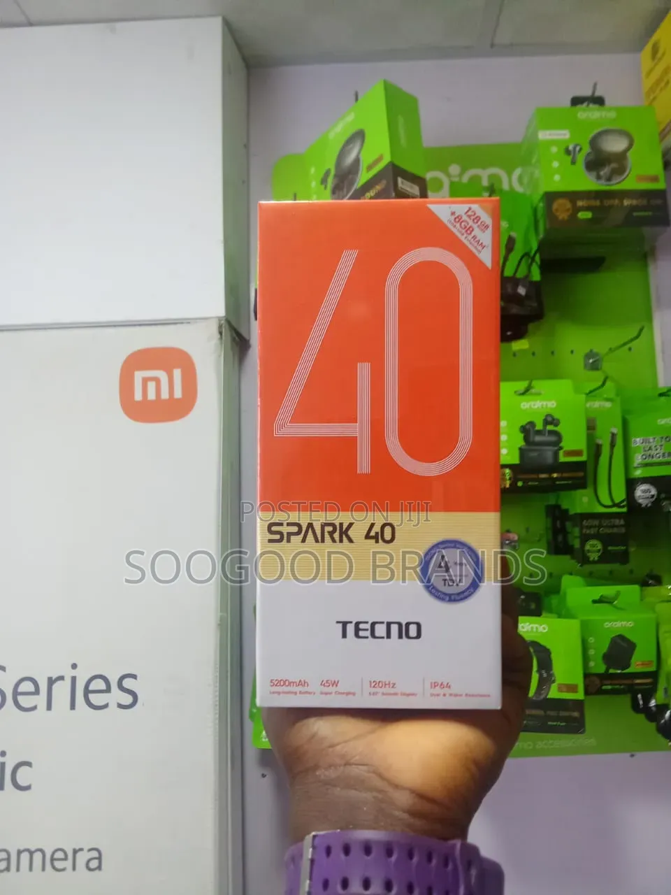 New Tecno Spark 40C 128 GB Black