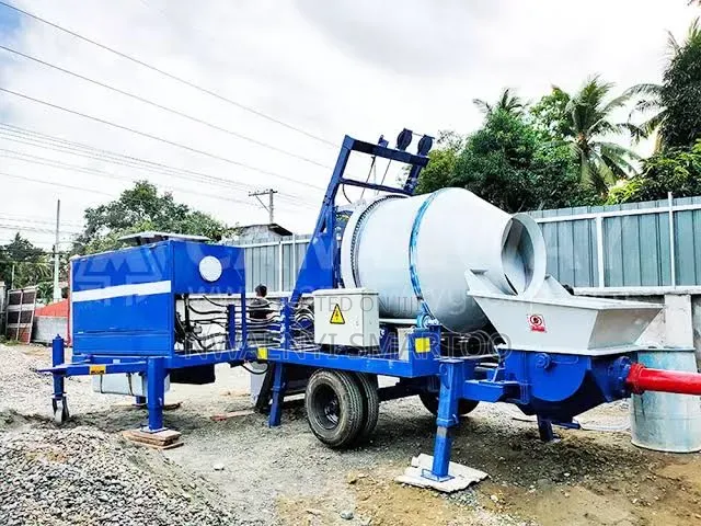 Concrete Mixer With Pump