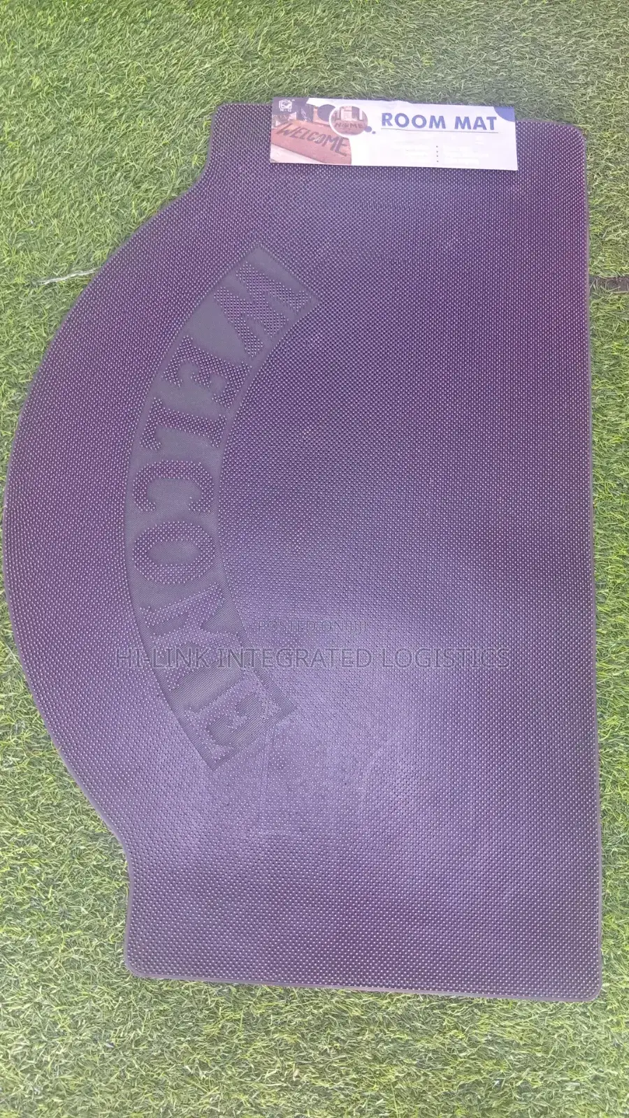 Arch-Shaped Heavy-Duty Rubber Door Mat