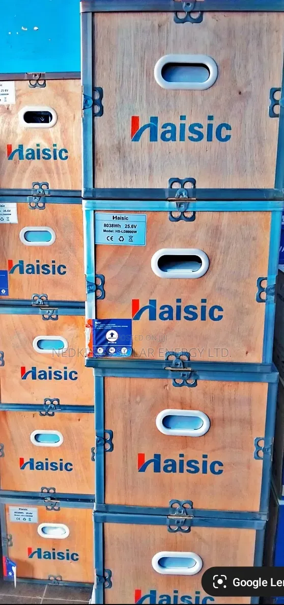 Haisic 8kwh 24v Lithium Battery (Black)