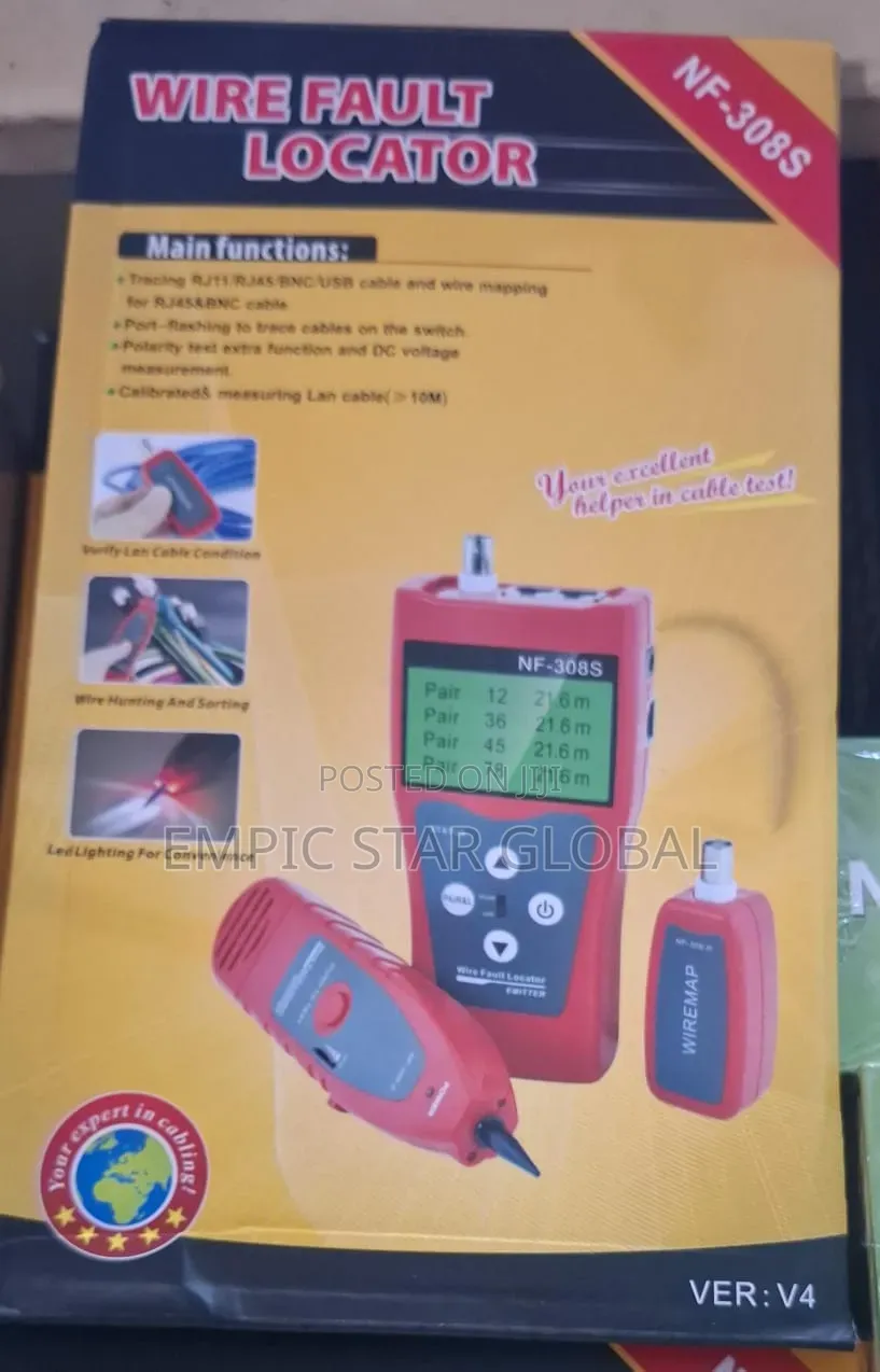 Cable Tracker, Cable Finder, Cable Checker NF-308S
