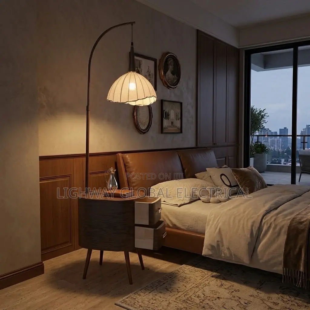 American Integrated Retro Drawer Floor Lamp