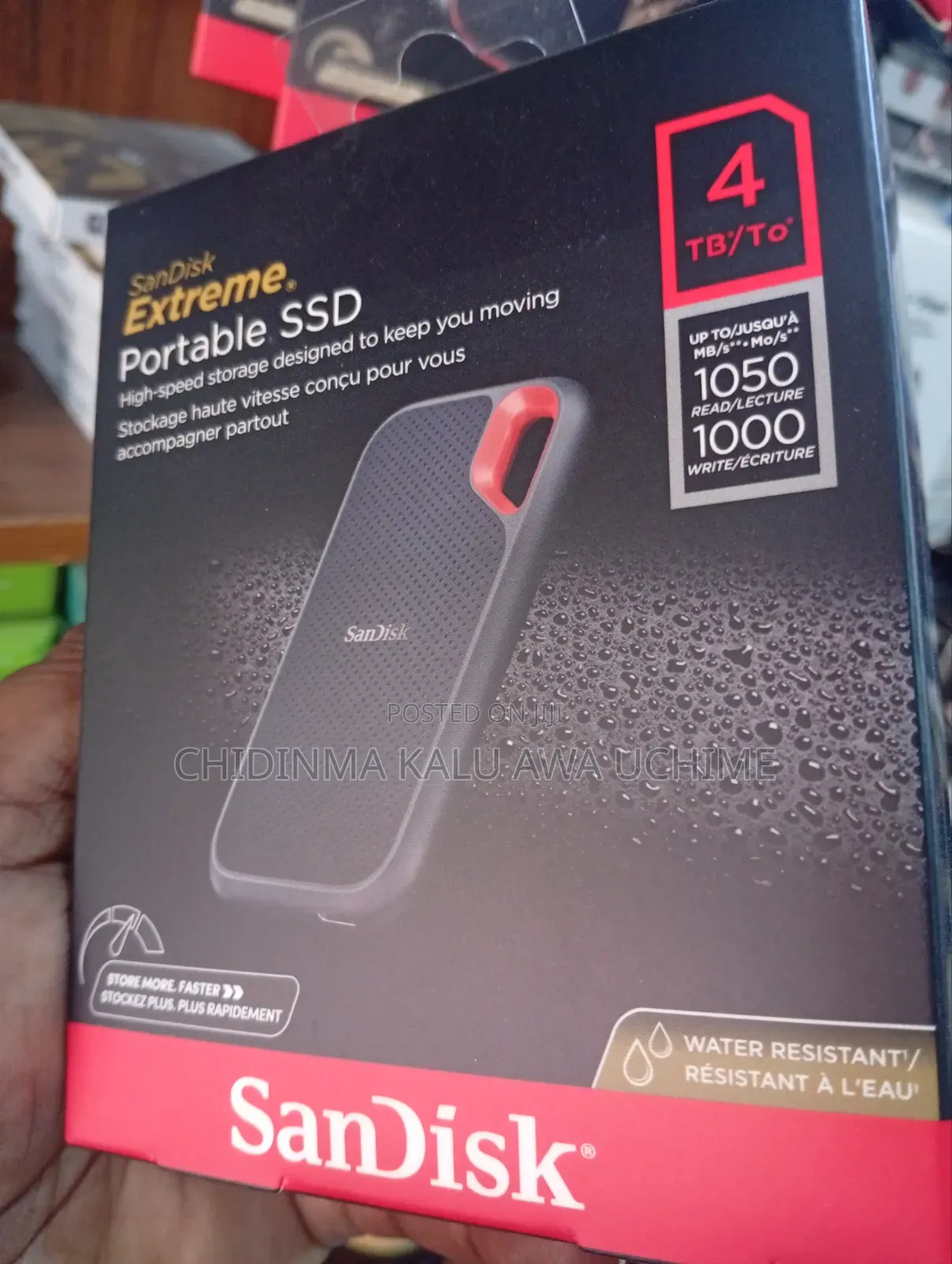 Sandisk Extreme Pro Portable SSD 4TB