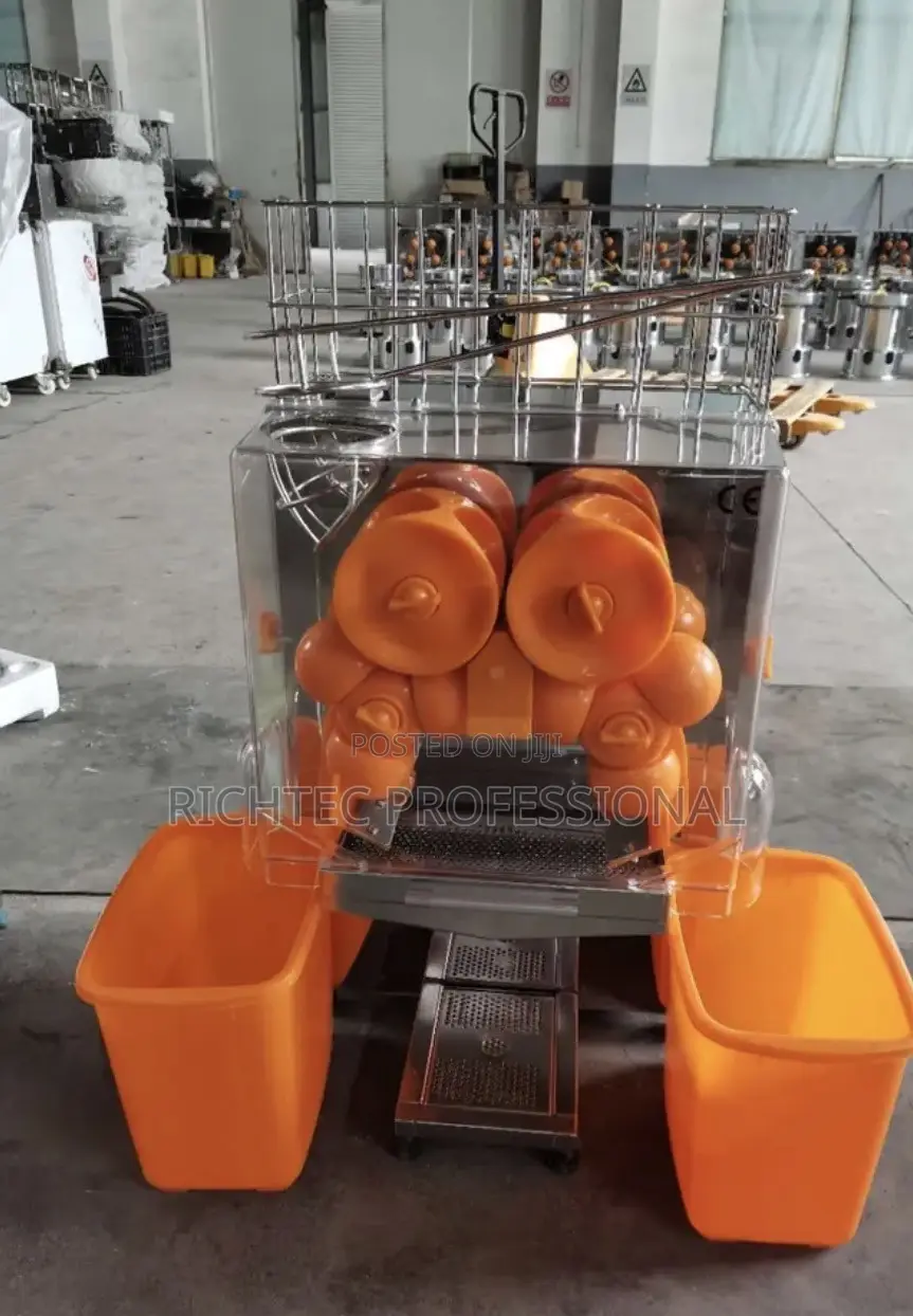 Quality Heavy-Duty Electric Orange Juice Extractor With Peel Buckets