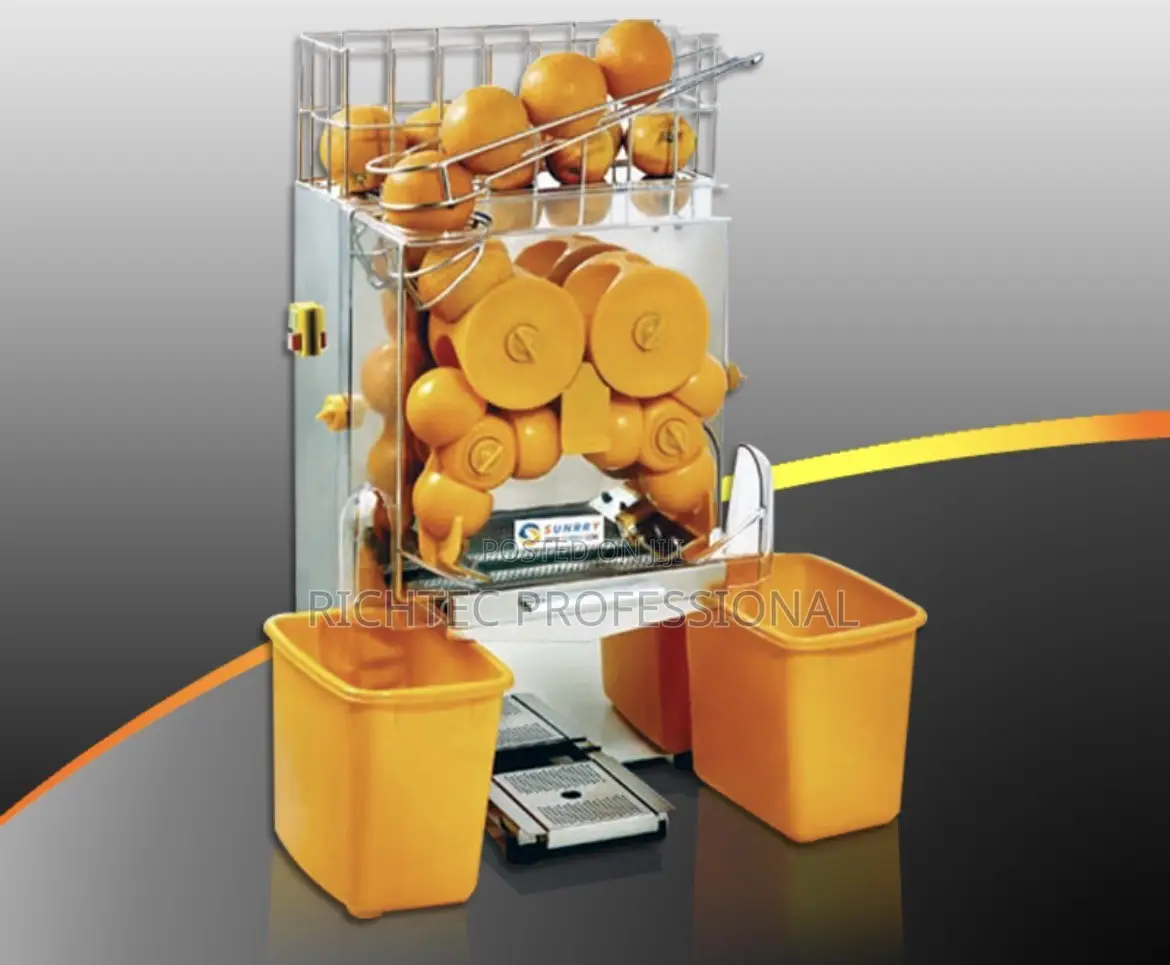 Quality Heavy-Duty Electric Orange Juice Extractor With Peel Buckets