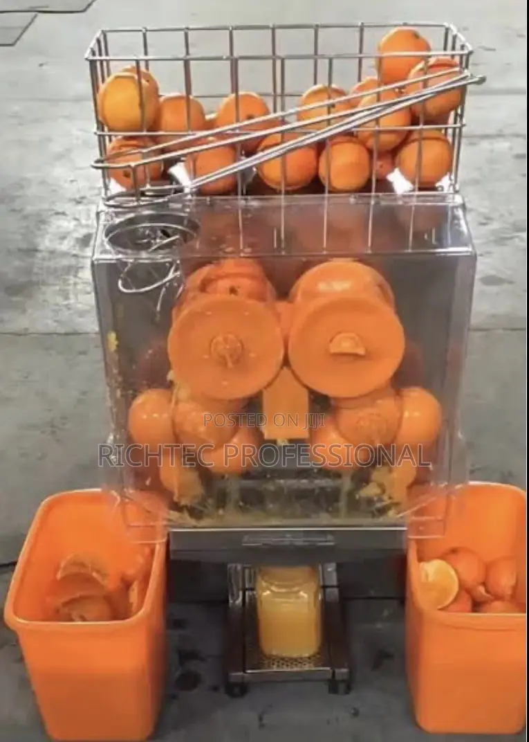 Quality Heavy-Duty Electric Orange Juice Extractor With Peel Buckets