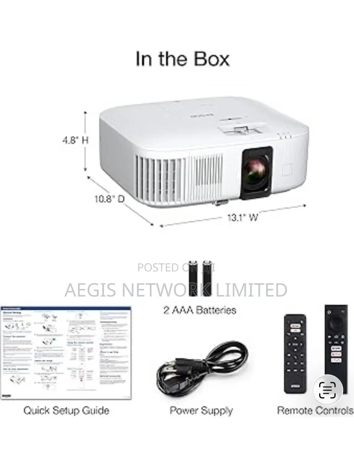 Epson Home Cinema 2350 4K PROJECTOR
