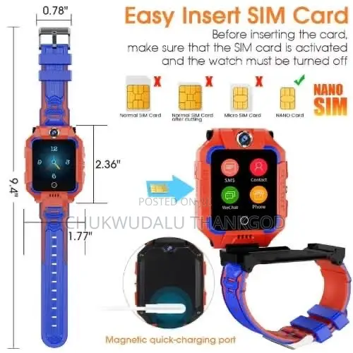 Smart 2030 C002 Kids GPS Smartwatch - 400mah Battery/ Sos