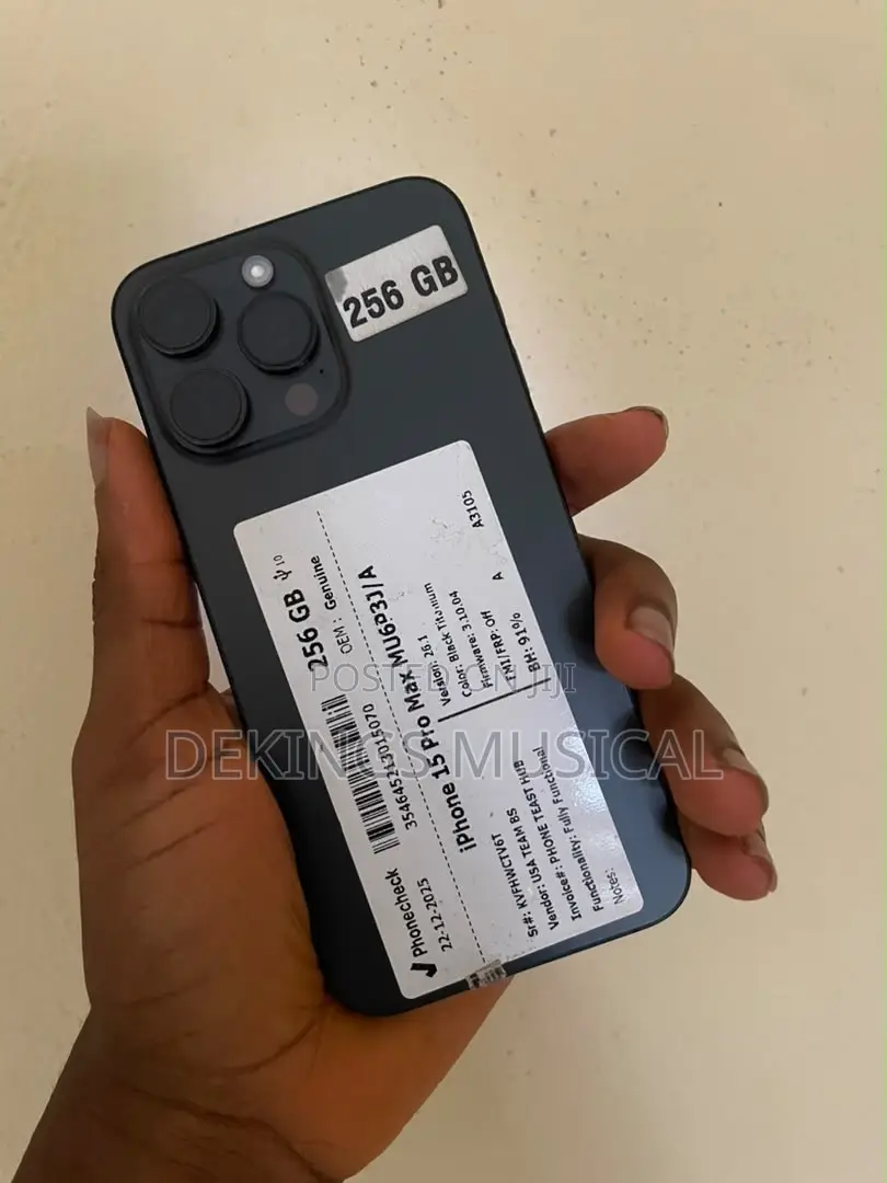 Apple iPhone 15 Pro Max 256 GB Black