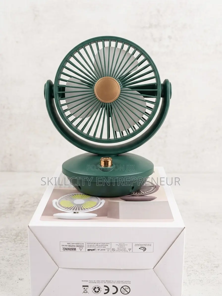 Portable, Rechargeable USB Fan