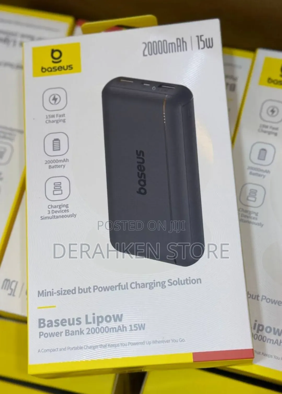 Baseus LiPow 20000mAh 15W Fast Charging Power Bank