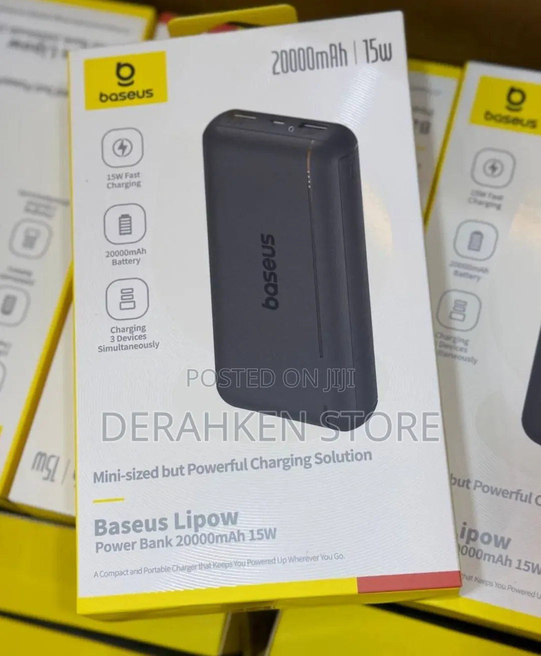 Baseus LiPow 20000mAh 15W Fast Charging Power Bank
