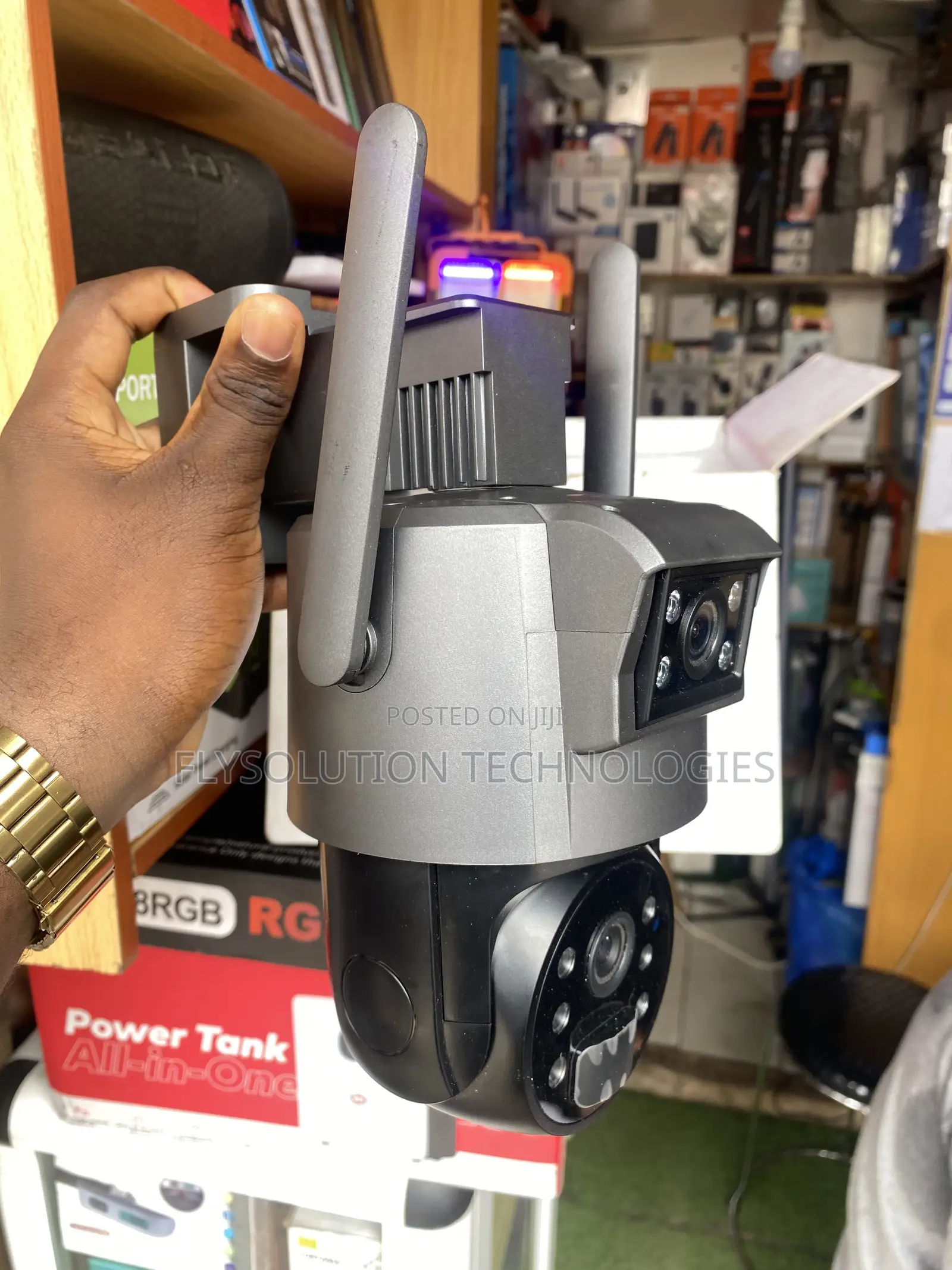 Open Box A30 Ubox HD Dual-Lens Intelligent Solar Alert PTZ 4G Camera