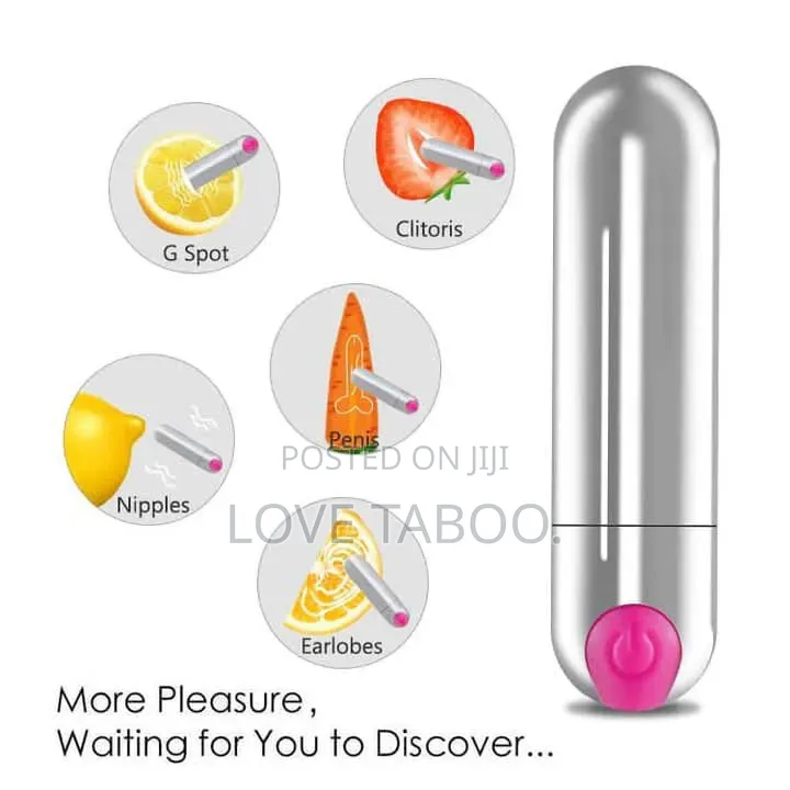 Silicone and Silver Clitoral Bullet Vibrator