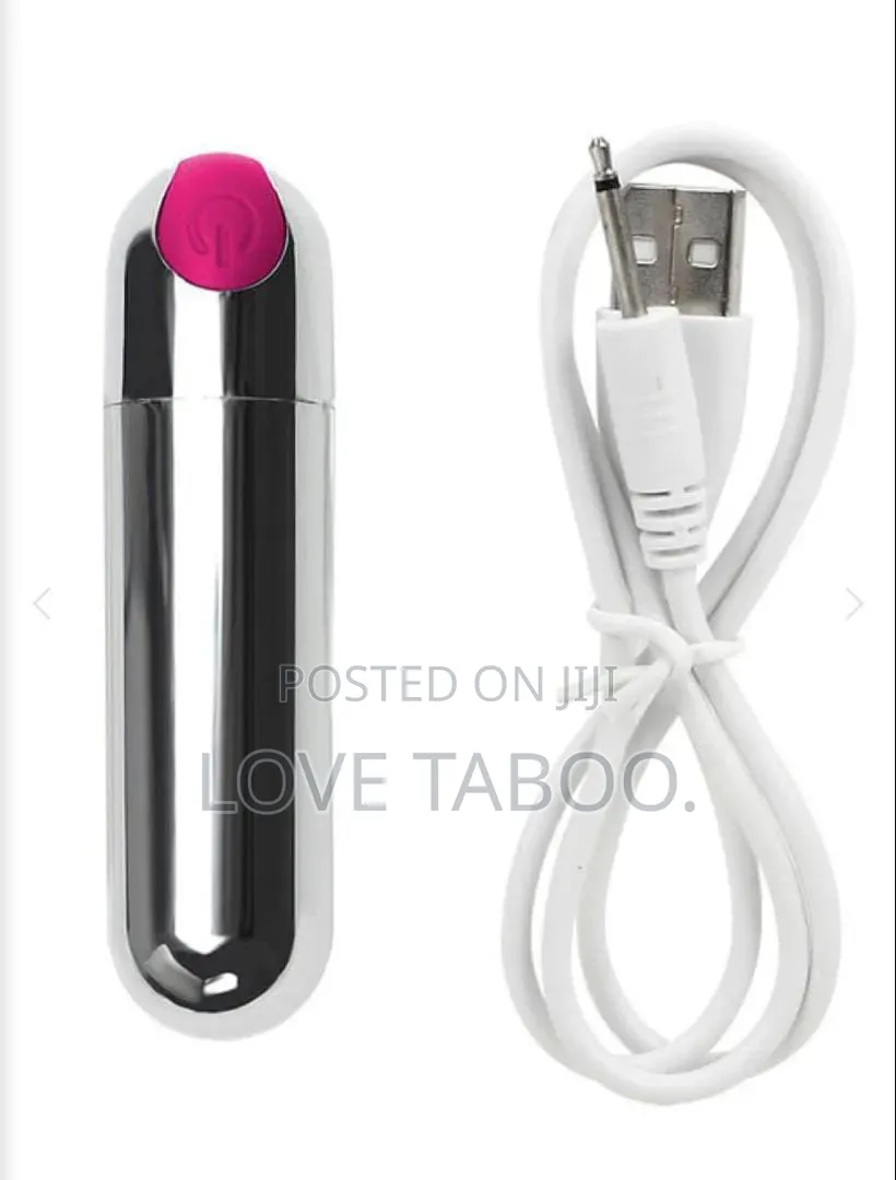 Silicone and Silver Clitoral Bullet Vibrator