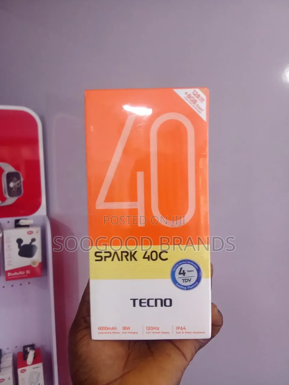 New Tecno Spark 40C 128 GB Black
