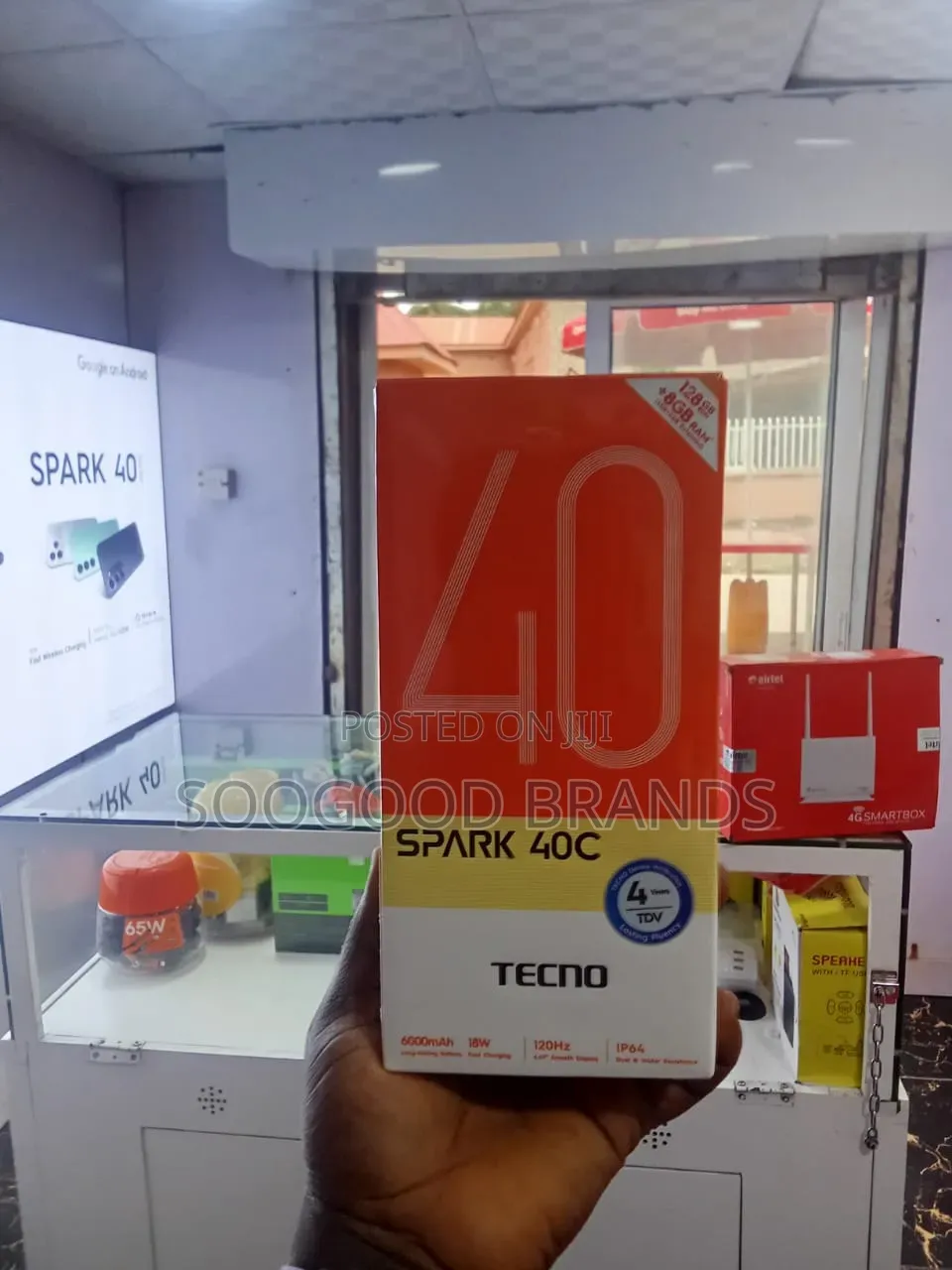 New Tecno Spark 40C 128 GB Black