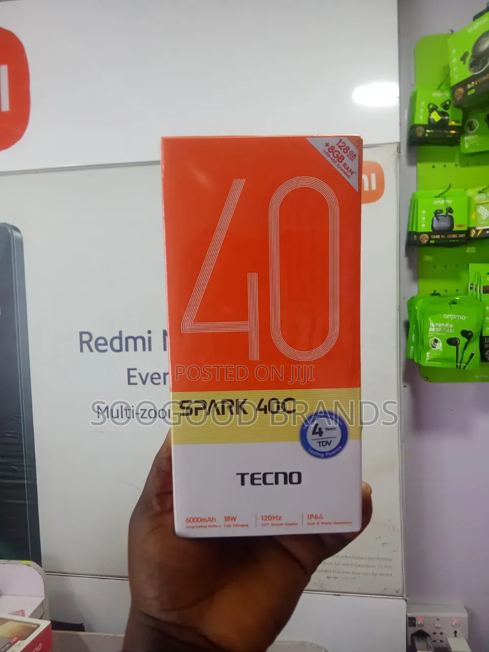 New Tecno Spark 40C 128 GB Black