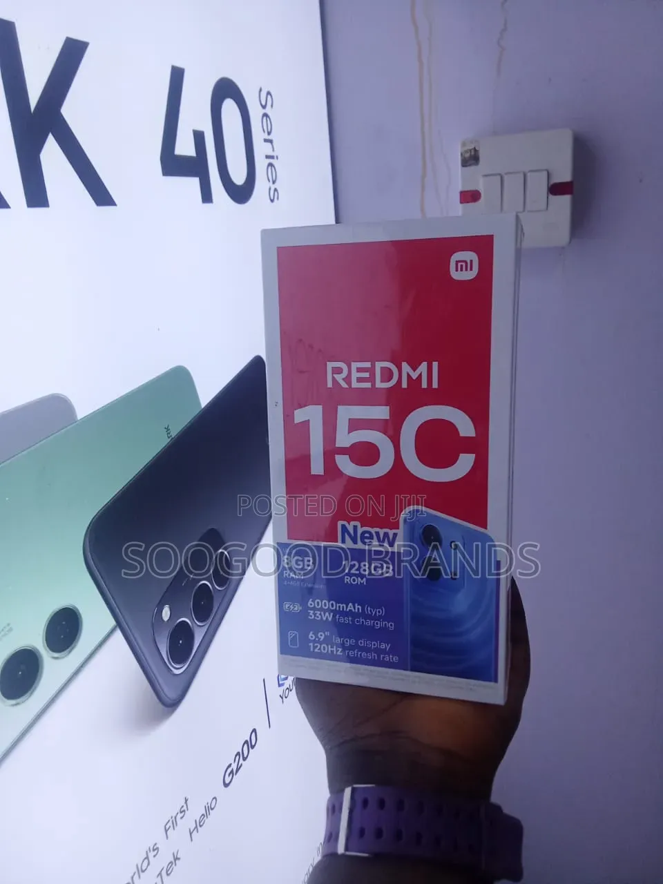 New Xiaomi Redmi 15C 4G 128 GB Black