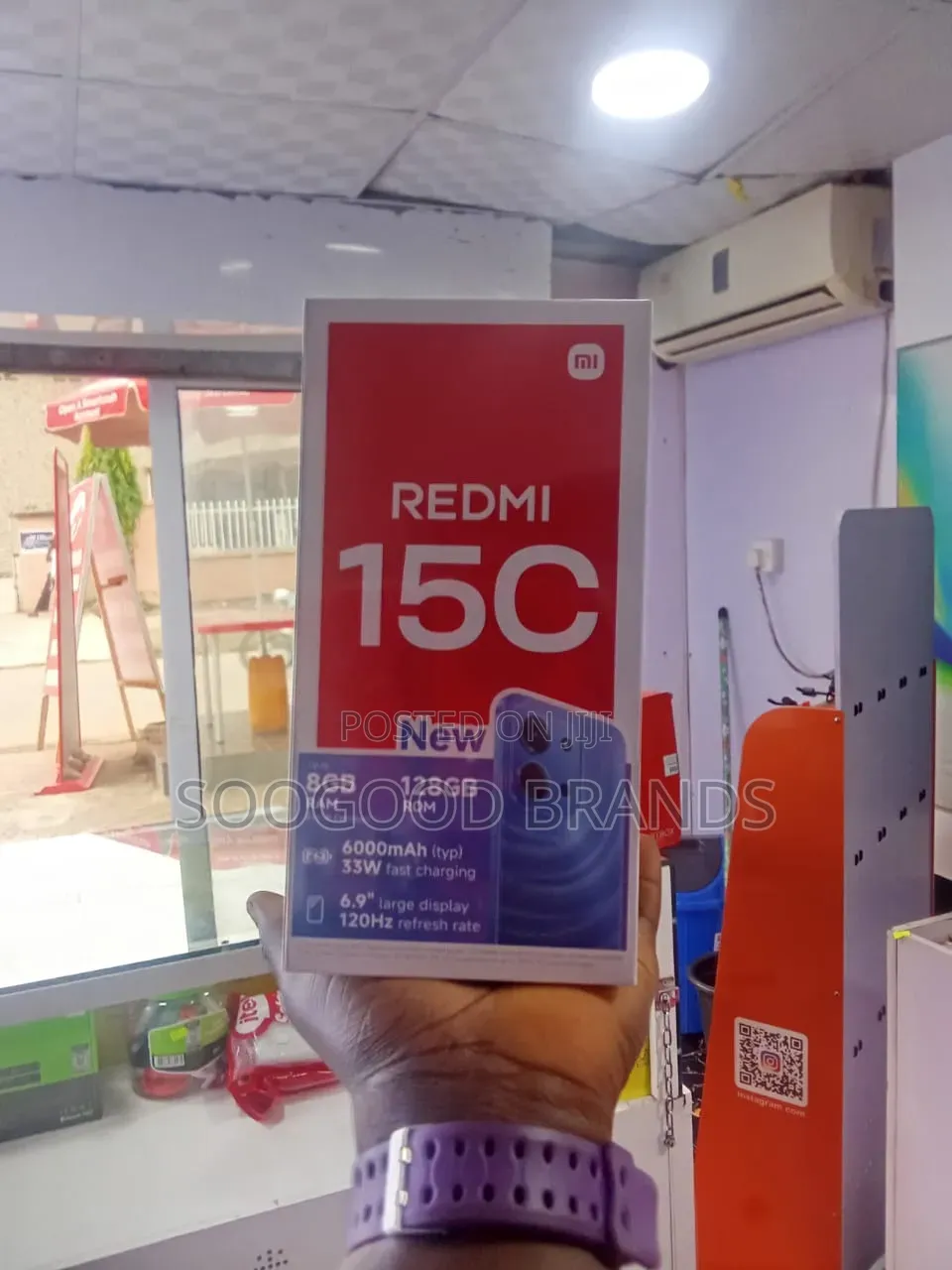 New Xiaomi Redmi 15C 4G 128 GB Black