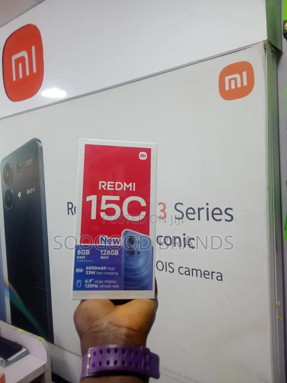 New Xiaomi Redmi 15C 4G 128 GB Black