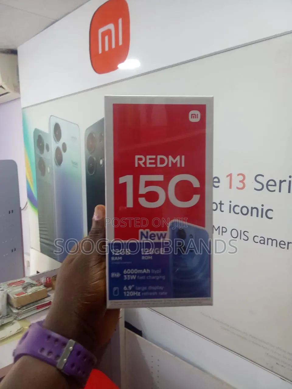 New Xiaomi Redmi 15C 4G 128 GB Black