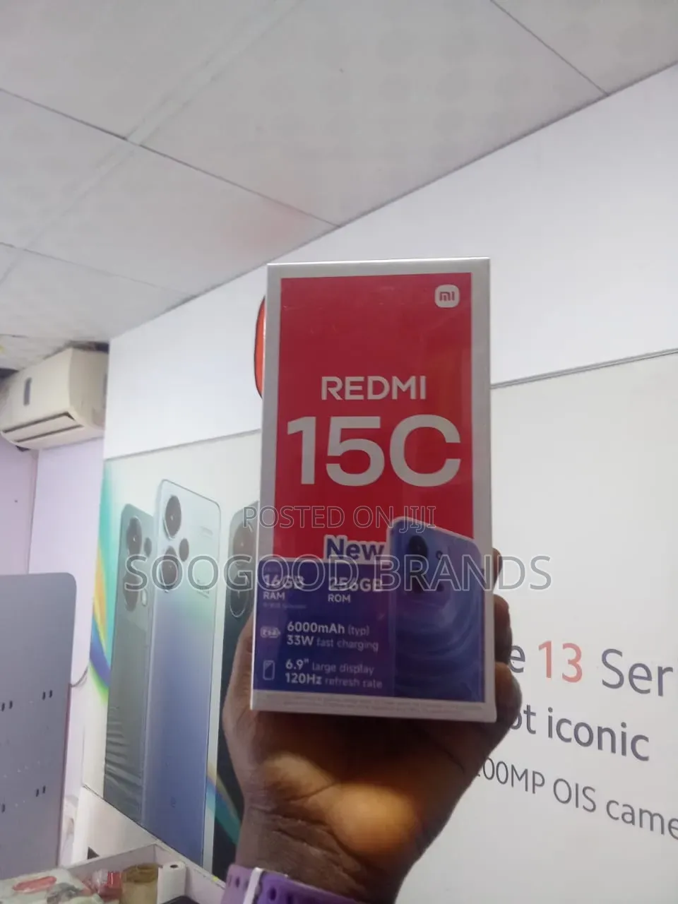 New Xiaomi Redmi 15C 4G 256 GB Black