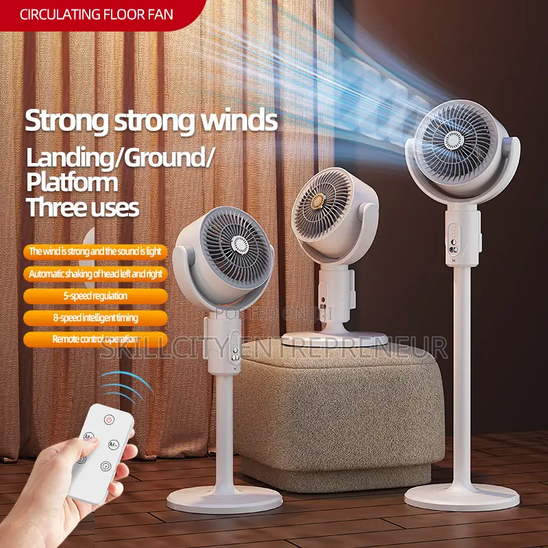 Rechargeable Circulation Standing Fan
