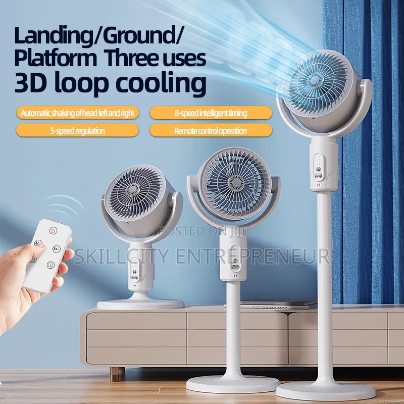 Rechargeable Circulation Standing Fan