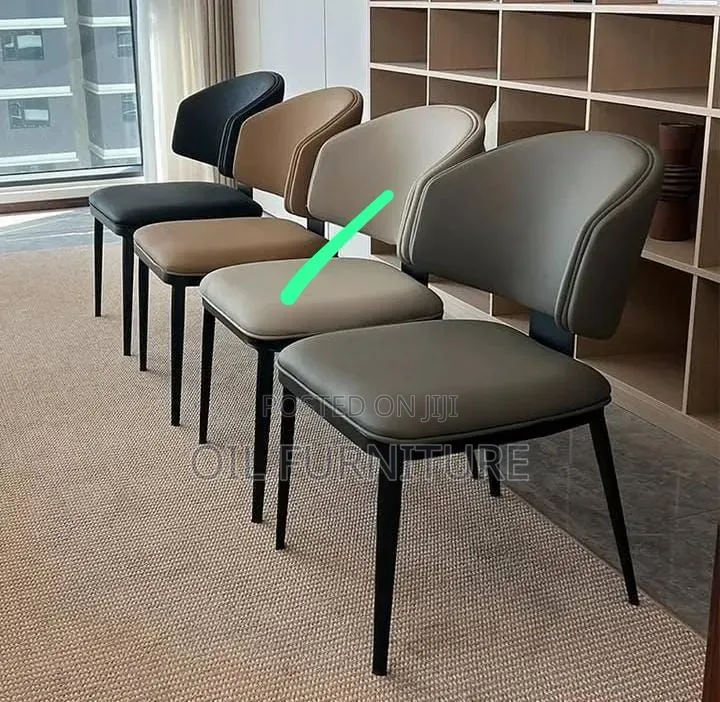 Modern Leatherette Office Visitor & Dining Accent Chairs