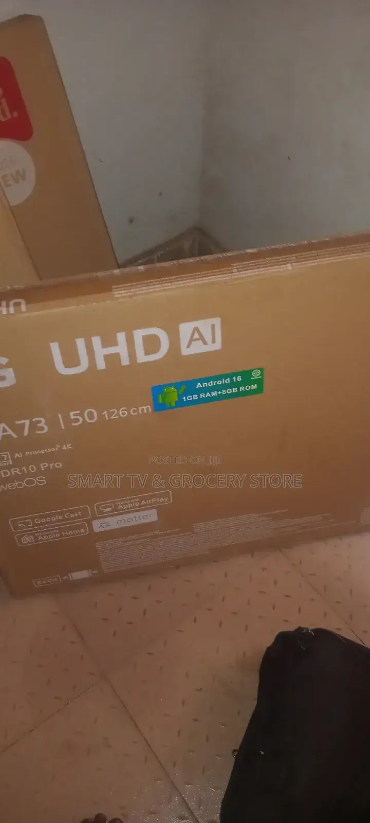 LG 50 Inch Smart Android TV 4K WiFi Netflix