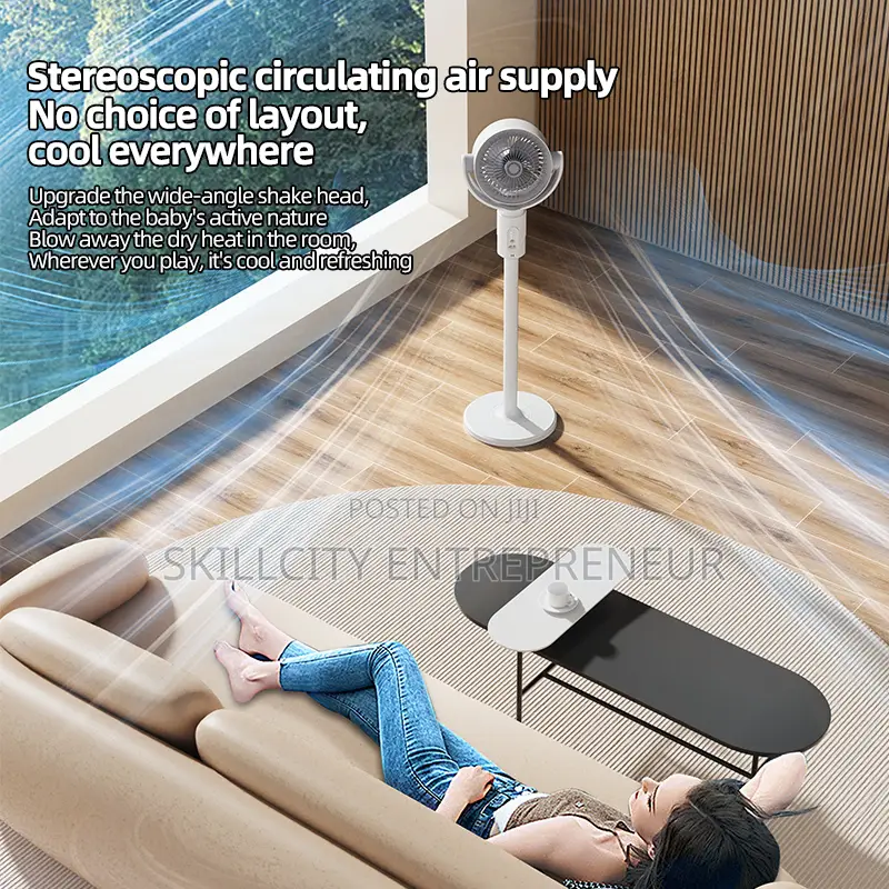 Rechargeable Circulation Standing Fan