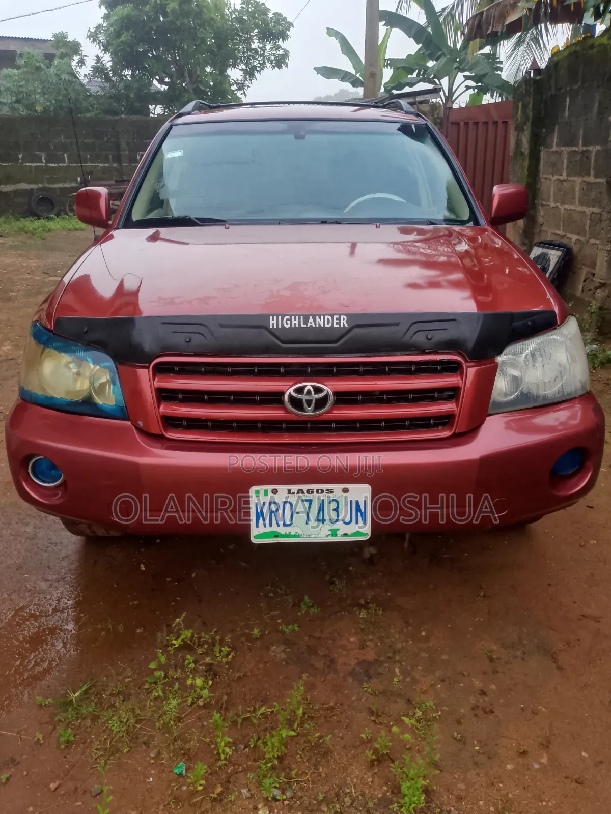 Toyota Highlander 2004 Red